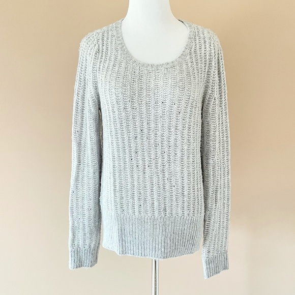 WHBM Sparkly Mirror Sequin Embellished Sweater - Picture 5 of 13